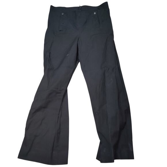 1982 Navy Enlisted Dress Blue Wool Trousers – 38L, NWOT, Flap Front, Lace Back - Picture 1 of 6